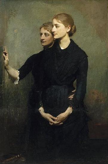Abbott Handerson Thayer The Sisters oil painting image